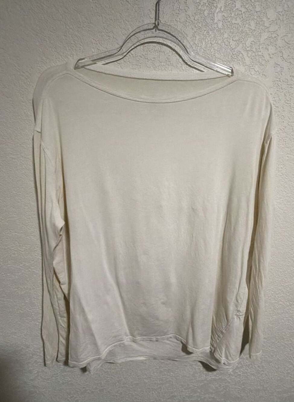 Lululemon Back In Action Long Sleeve Shirt White